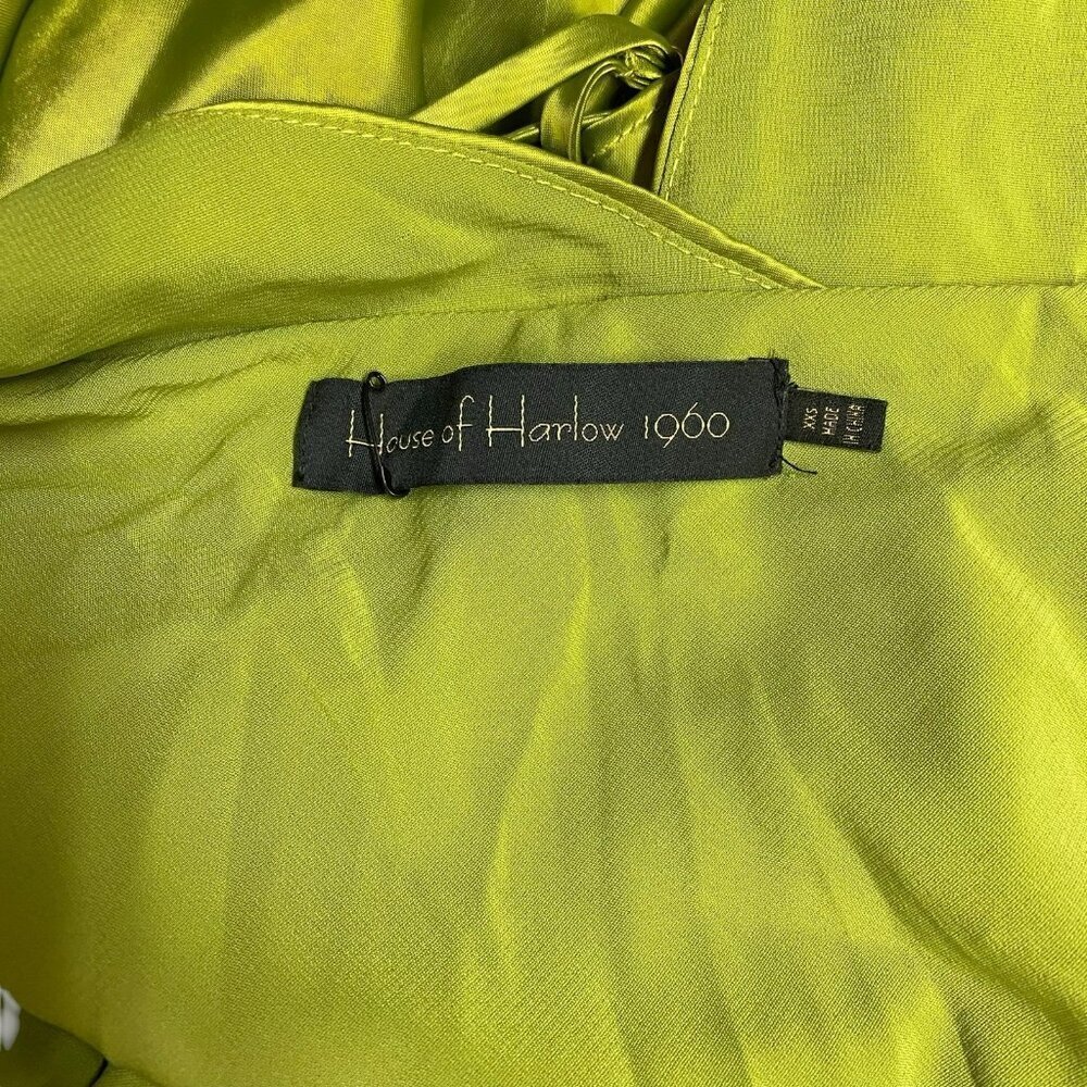 House of Harlow 1960 xREVOLVE Antonia Gown - Green - Picture 8 of 9